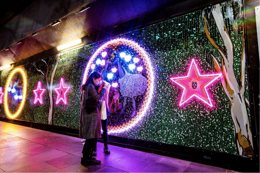 Electric Confetti event signage