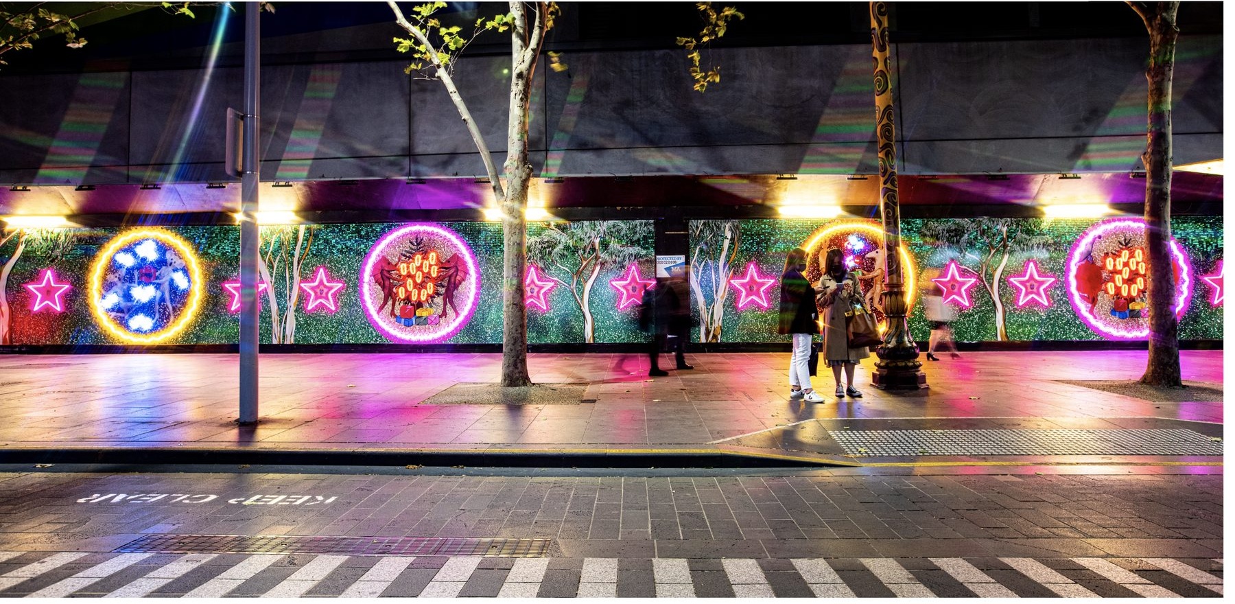 Electric Confetti event signage