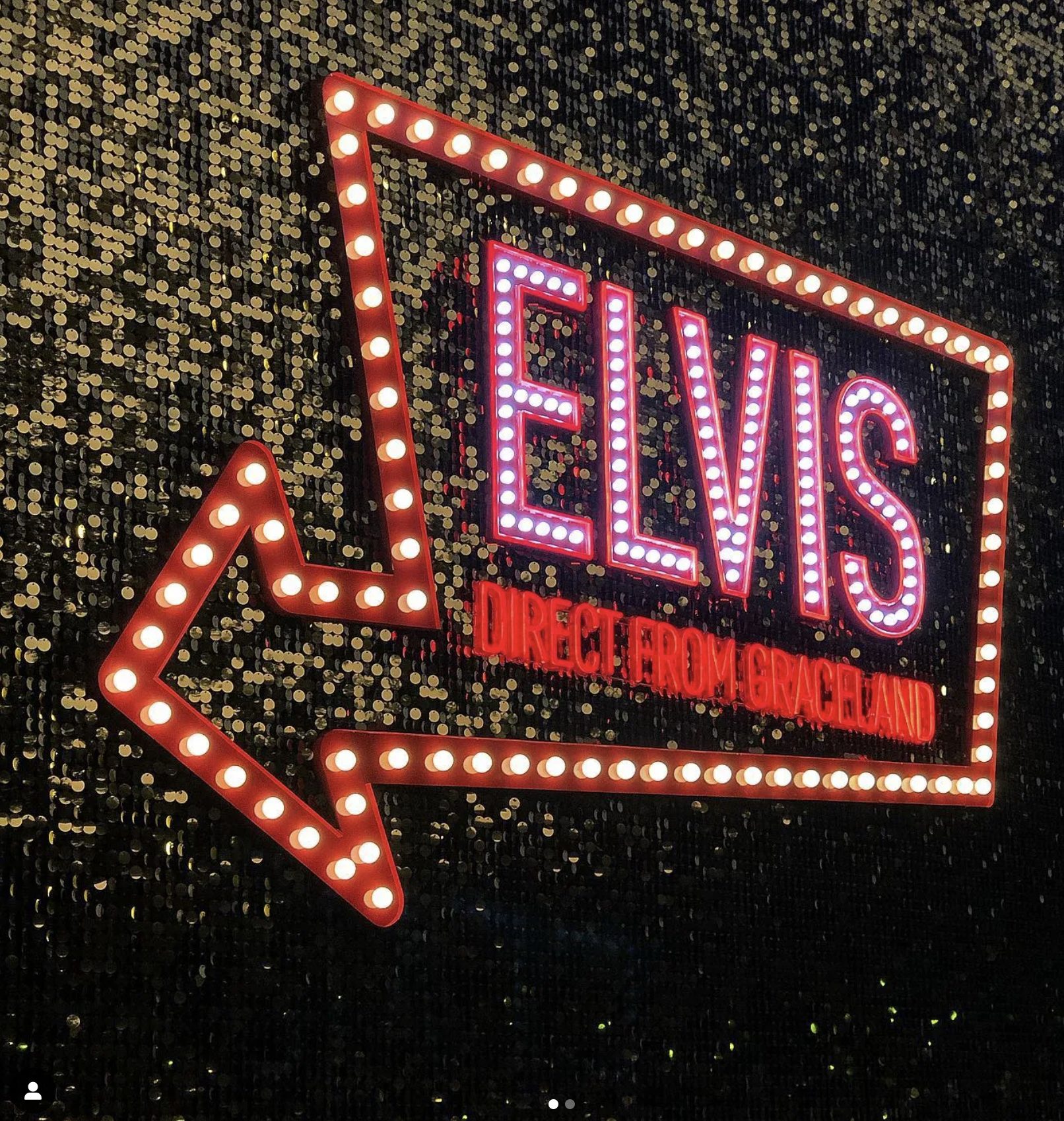 Electric Confetti Elvis signage