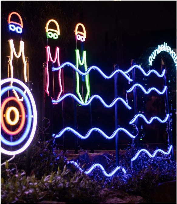 Electric Confetti event signage