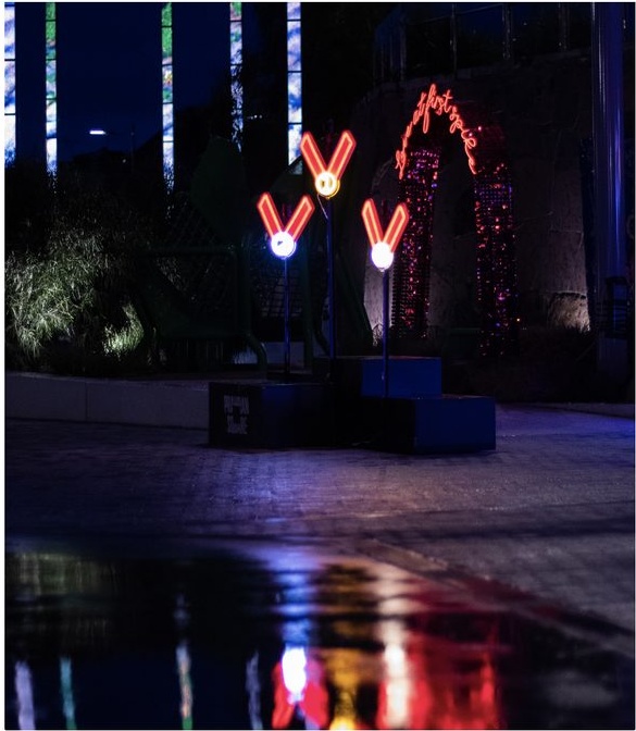 Electric Confetti event signage