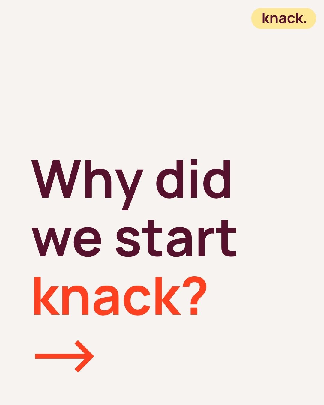 Knack social post