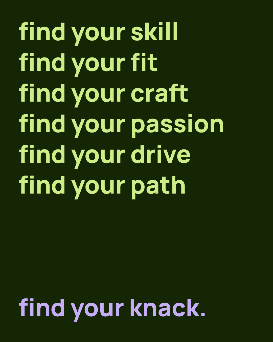 Knack social post