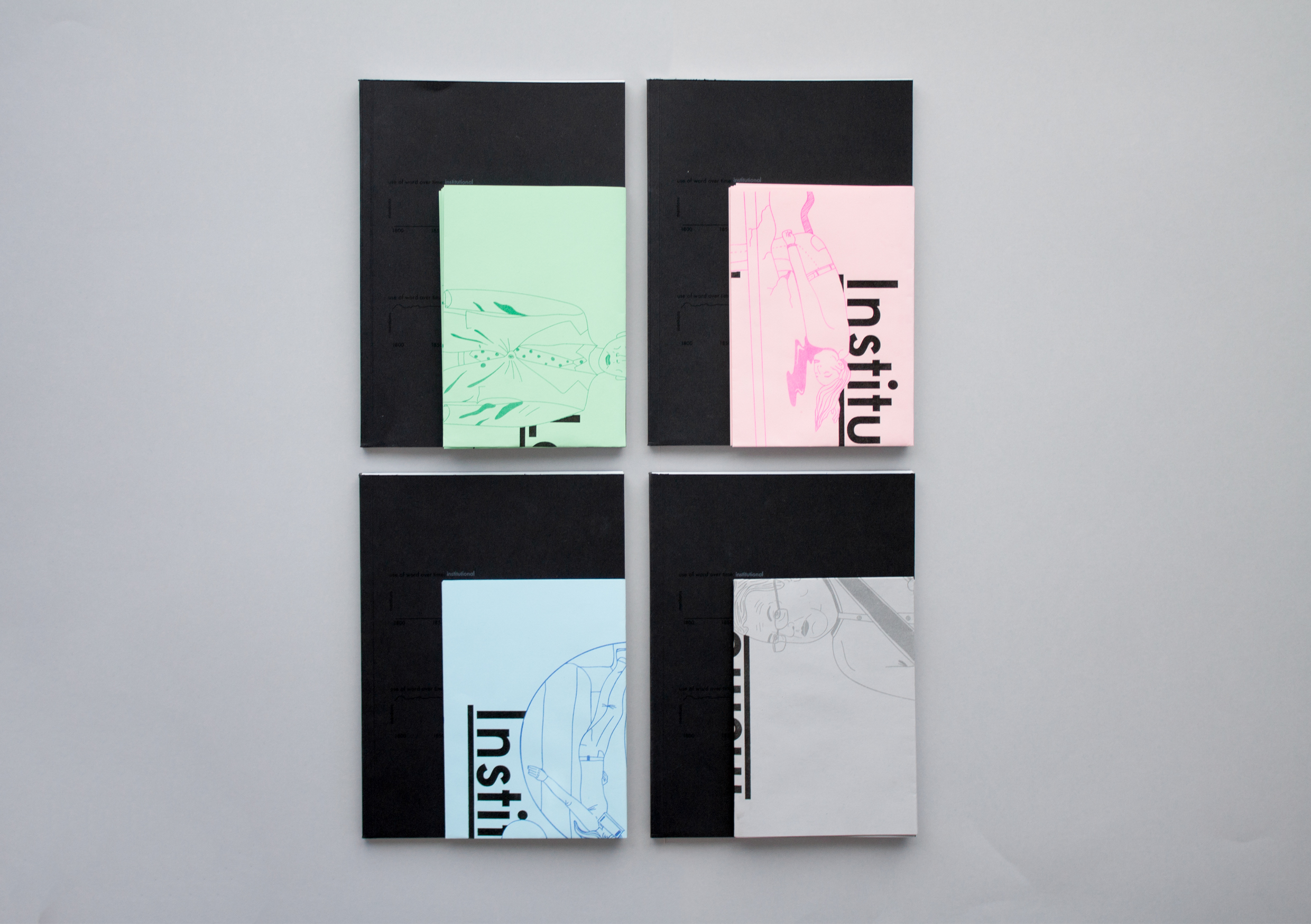Institutional Love print design