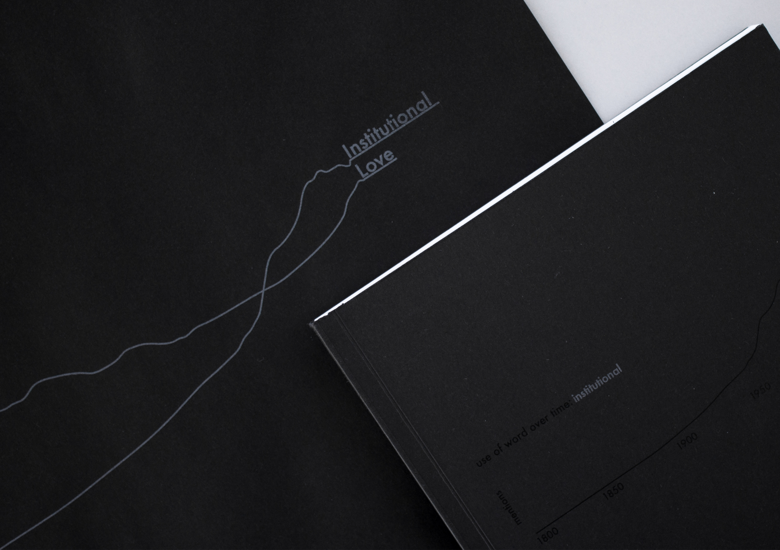 Institutional Love print design